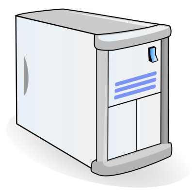 server rack rendered image